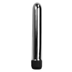 titreşimli 17cm metal vibratör anal vajinal dildo penis plug