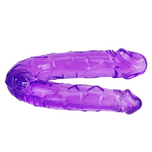 30cm Çift taraflı jel yumuşak vibratör penis dildo 30cm Çift taraflı jel yumuşak vibratör penis dildo