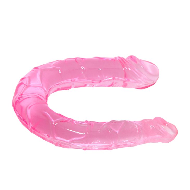 30cm Çift taraflı jel yumuşak vibratör penis dildo 30cm Çift taraflı jel yumuşak vibratör penis dildo