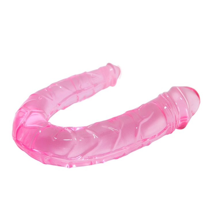 30cm Çift taraflı jel yumuşak vibratör penis dildo 30cm Çift taraflı jel yumuşak vibratör penis dildo