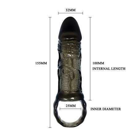 16 cm siyah zenci uzatmalı silikon penis kılıfı dildo 16 cm siyah zenci uzatmalı silikon penis kılıfı dildo