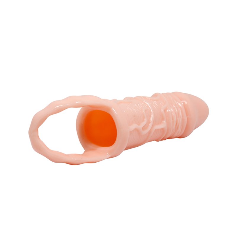 16 cm testis halkalı 3 cm dolgulu silikon penis kılıfı 16 cm testis halkalı 3 cm dolgulu silikon penis kılıfı