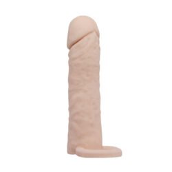 4 cm dolgulu realistik penis kılıfı uzatmalı prezervatif