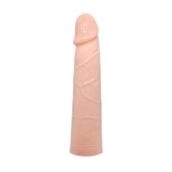 6cm dolgulu realistik penis kılıfı uzatmalı prezervatif dildo