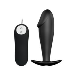 12 titreşimli kumandalı vibratör zenci penis anal plug stimülatör