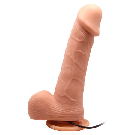 20 cm titreşimli vantuzlu rotasyonlu gerçekçi vibratör 20 cm titreşimli vantuzlu rotasyonlu gerçekçi vibratör