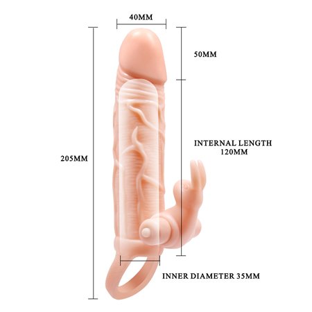 5 cm dolgulu 10 hız titreşimli süper realistik penis kılıfı 5 cm dolgulu 10 hız titreşimli süper realistik penis kılıfı