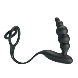 12 titreşimli stimülatör tasarım harikası penis halkası ve anal plug