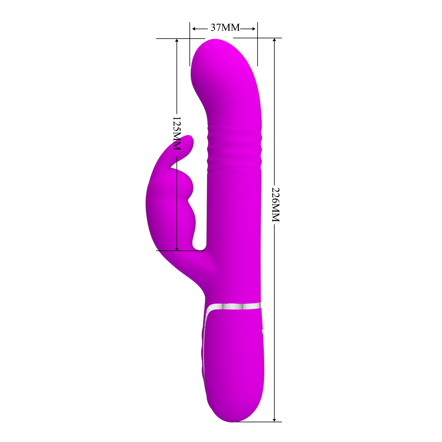 multifonksiyonlu oynarbaşlı 7 titreşimli rabbit vibratör pembe multifonksiyonlu oynarbaşlı 7 titreşimli rabbit vibratör pembe