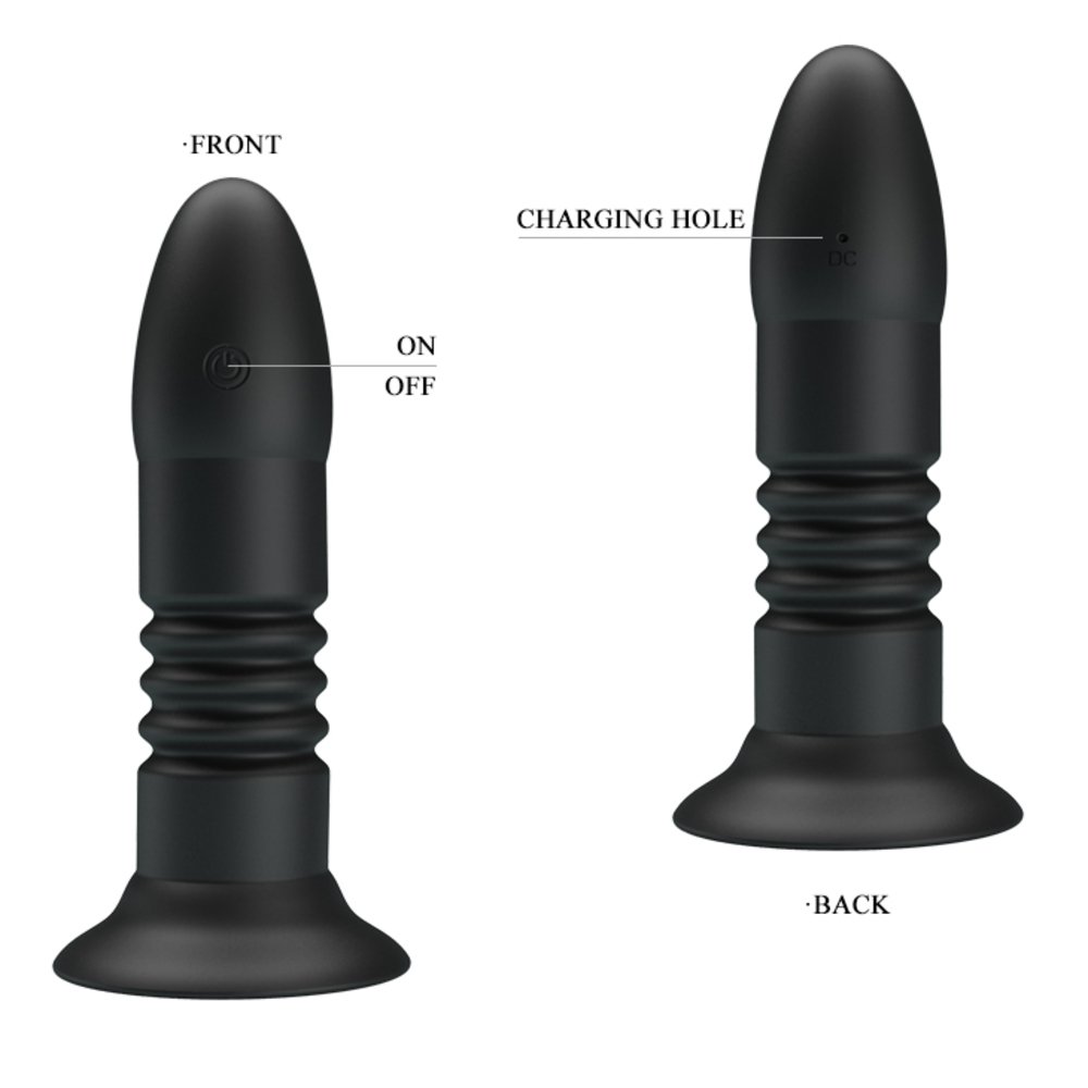 İleri geri hareket edebilen anal plug uzaktan kumandalı 4 titreşimli anal tıkaç İleri geri hareket edebilen anal plug uzaktan kumandalı 4 titreşimli anal tıkaç