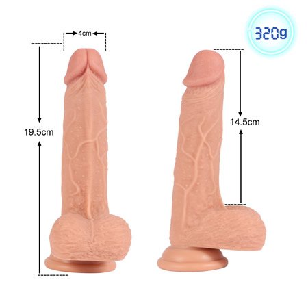 19.5 cm tam realistik dildo penis, testisli büyük ve her türlü zemine yapışabilir dildo penis 19.5 cm tam realistik dildo penis, testisli büyük ve her türlü zemine yapışabilir dildo penis