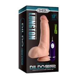 22.5 cm kalın ve eğik realistik vibratör penis, düz zeminlere yapışabilir vibratör