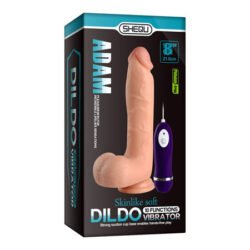 21 cm tam realistik titreşimli vibratör penis, her türlü düz zemine yapıştırabilirsiniz